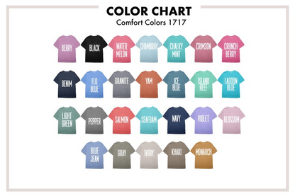 Comfort Colors Color Chart