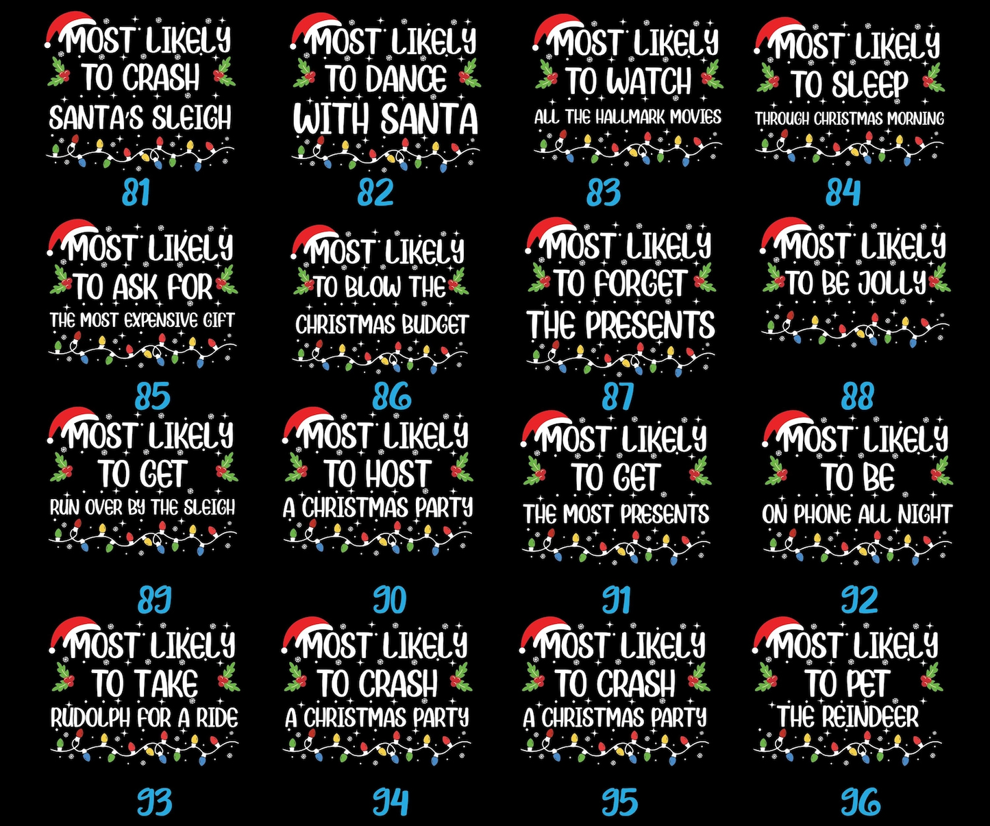 Custom “Most Likely To” Christmas T-Shirt