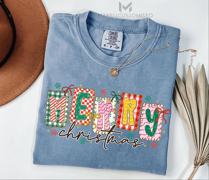 Retro Merry Christmas T-Shirt