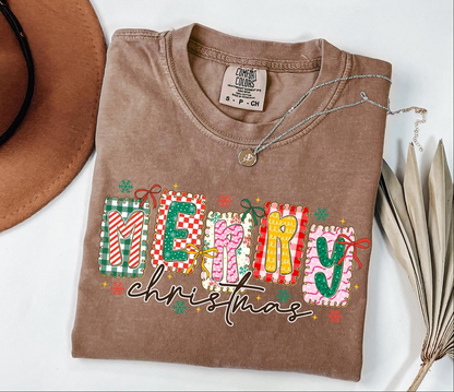 Retro Merry Christmas T-Shirt