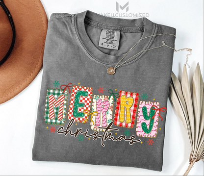 Retro Merry Christmas T-Shirt