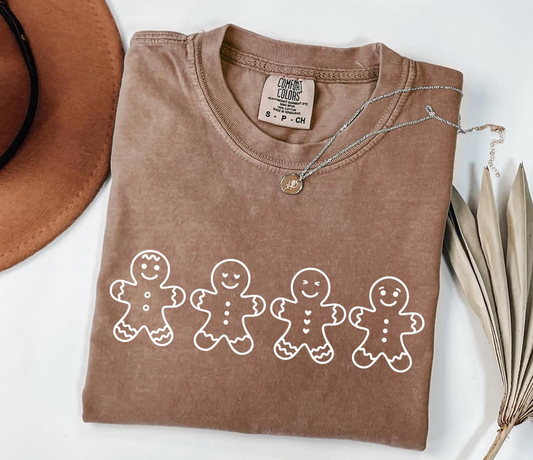 gingerbread cookie christmas t-shirt